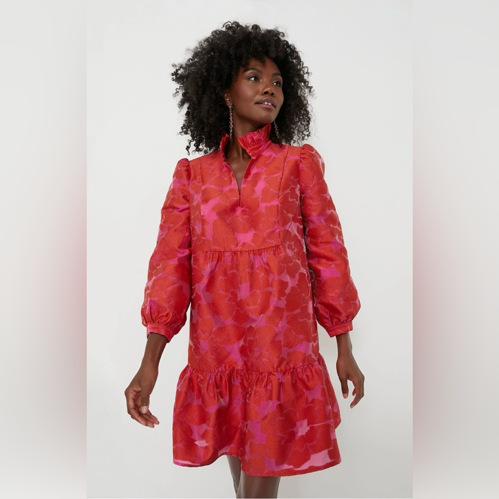 Tuckernuck Red Fil Coupe Palmerston Dress